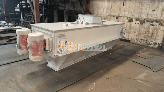 2400*6000mm 3 طابق شاشة عالية التردد الاهتزازية المصفوفة للرخام الكالسيوم الكربونات الجسيمات الفصل الدقيق مدفوعة بواسطة محركات غير متوازنة