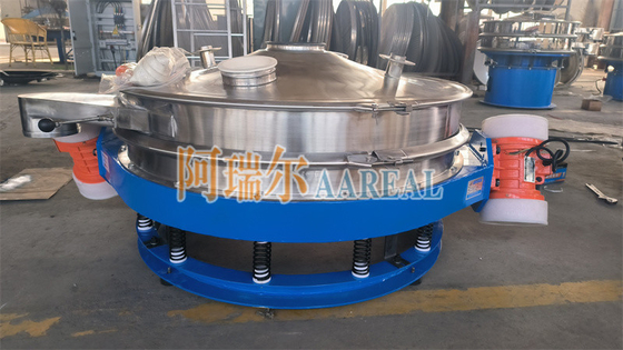 الفولاذ المقاوم للصدأ 400mm~2100mm 1~2 طوابق منخفضة الوضوح التدفق من خلال محاكاة التحكم في الاهتزاز في الخط محاكاة Vibro محاكاة لمسحوق الشوكولاتة مع محركين مزدوج