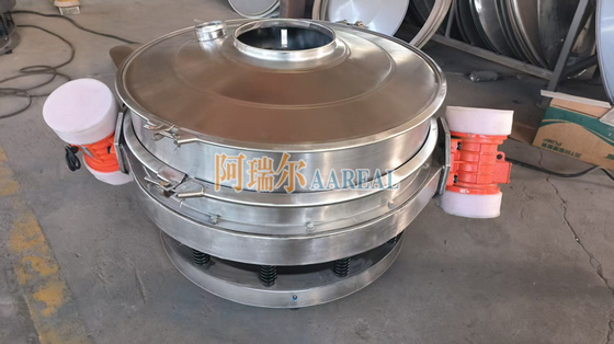 الفولاذ المقاوم للصدأ 400mm~2100mm 1~2 طوابق منخفضة الوضوح التدفق من خلال محاكاة التحكم في الاهتزاز في الخط محاكاة Vibro محاكاة لمسحوق الشوكولاتة مع محركين مزدوج