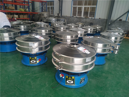 1000mm 200 Mesh 325 Mesh الشاشة الدوارة الاهتزازية للغبار الحديدي