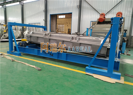 1~4 سطح أعلى 2000X5000mm 10 طن / ساعة الرمل الطبيعي محاكاة الشاشة الدوارة لفحص الرمل السيليكي الطبيعي الجاف مع إبعاد الحرارة الجيد