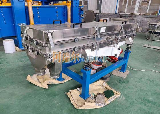 1800*4500mm الفولاذ المقاوم للصدأ متعدد الطوابق مستطيلة خطية الاهتزاز الشاشة للملح البحري