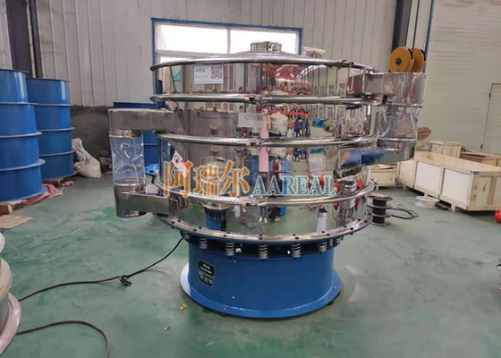 الفولاذ المقاوم للصدأ 1500mm الشاشة الدوارة الاهتزاز للفحص المركب سعة كبيرة