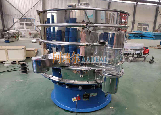 الفولاذ المقاوم للصدأ 1500mm الشاشة الدوارة الاهتزاز للفحص المركب سعة كبيرة
