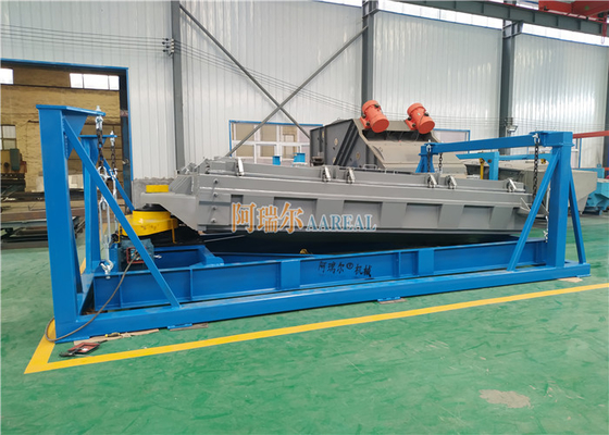 دقة عالية 1800 * 3600mm 3 سطح Rotex الشاشة الدورانية ل 40 شبكة 70 شبكة 120 شبكة تصنيف الرمال السيليكية