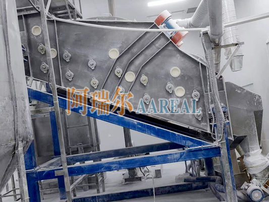 1200*3600mm الصف الغذائي الفولاذ المقاوم للصدأ شاشة اهتزاز عالية التردد للسكّر البيضاء الحبيبية
